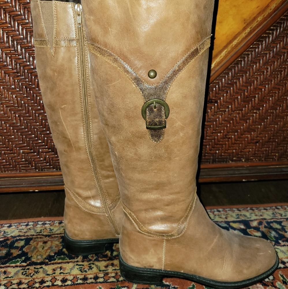 David Tate Leather Boots